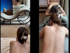 Em sinh viên yêu chiều vừa cưỡi ngựa vừa mút ti từ giường xuống ghế tình yêu – Viet69